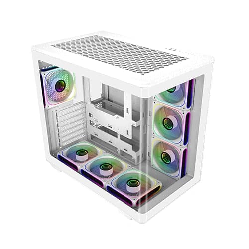 Cooler Master Elite 600 ARGB White ATX Mid Tower Case